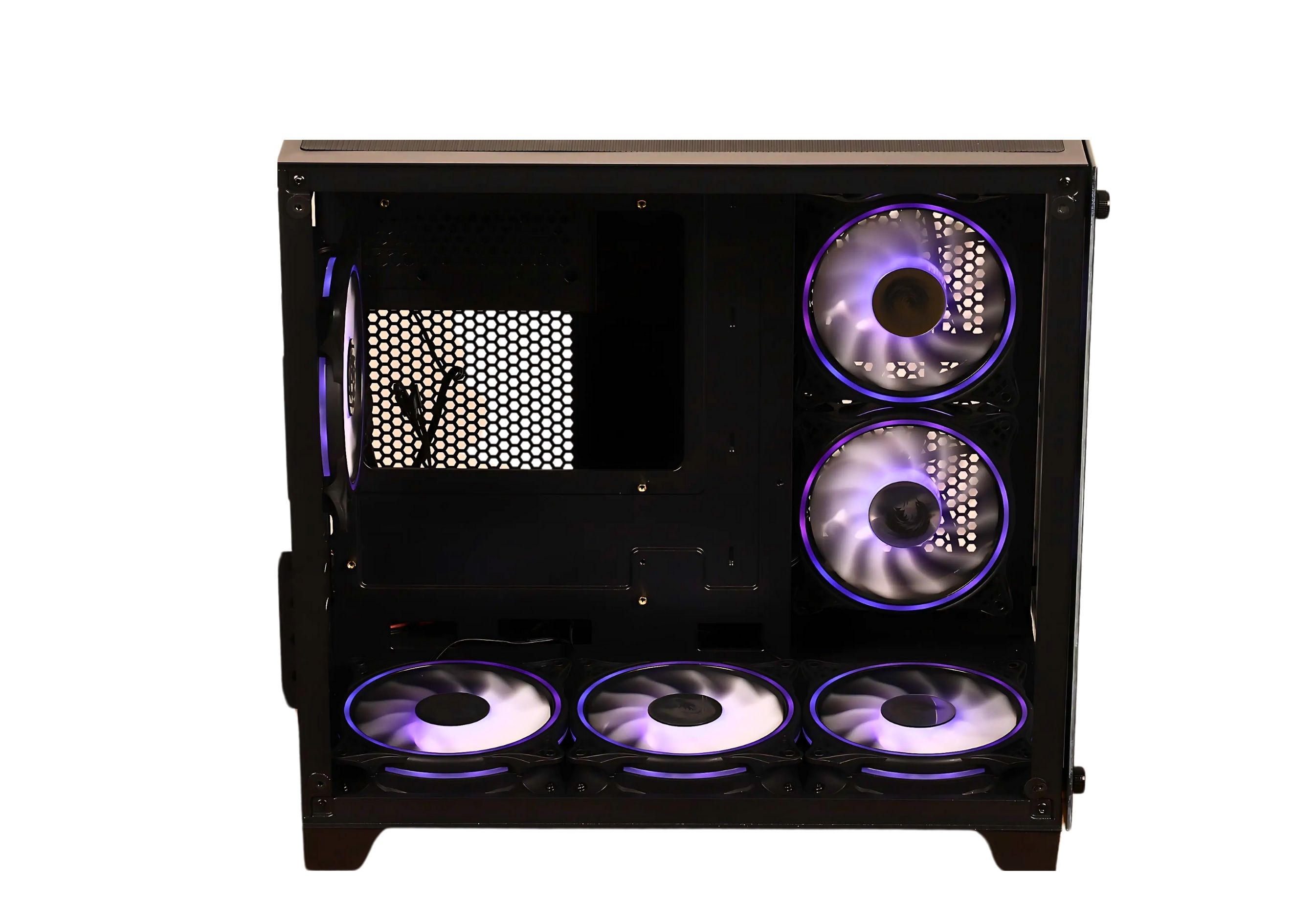 Tİ-GAME BLACK SEA 6 RGB FAN BLACK MESH GAMING KASA POWER YOK